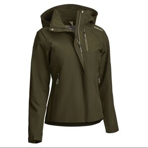 Ariat Ladies Coastal Waterproof Jacket, Relic, Size Medium Olive green